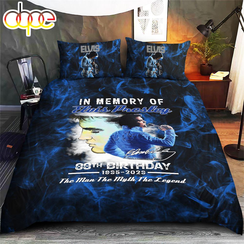 3D Rock Star Elvis Presley Quilt Cover Set Bedding Set  Gift For Christmas