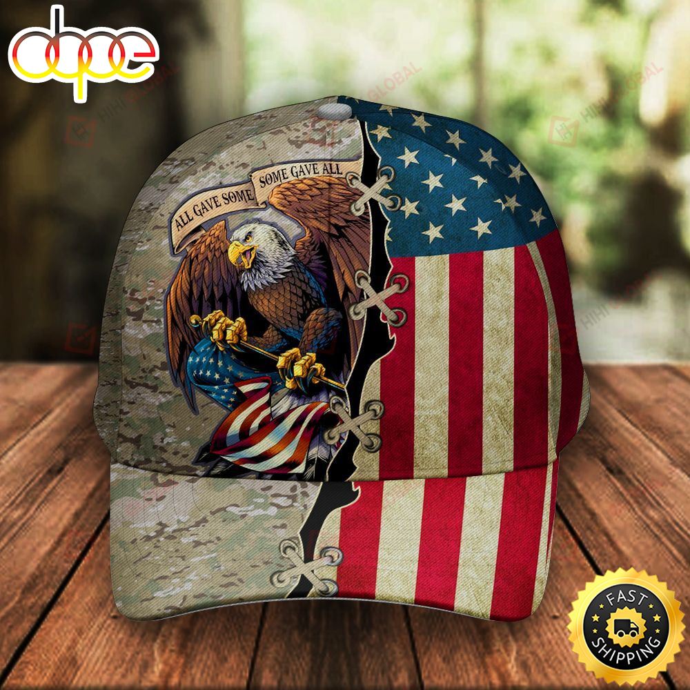 All Gave Some Some Gave All Classic 3d Cap ALL OVER PRINTED