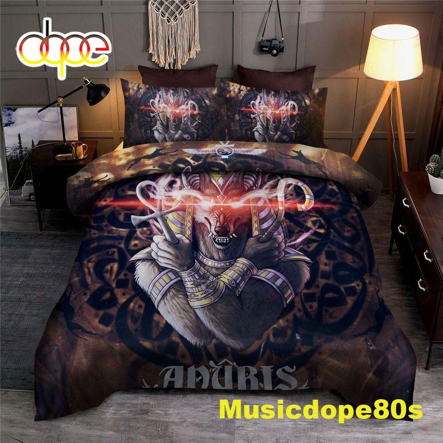 Ancient Egypt Anubis God Bedding Set
