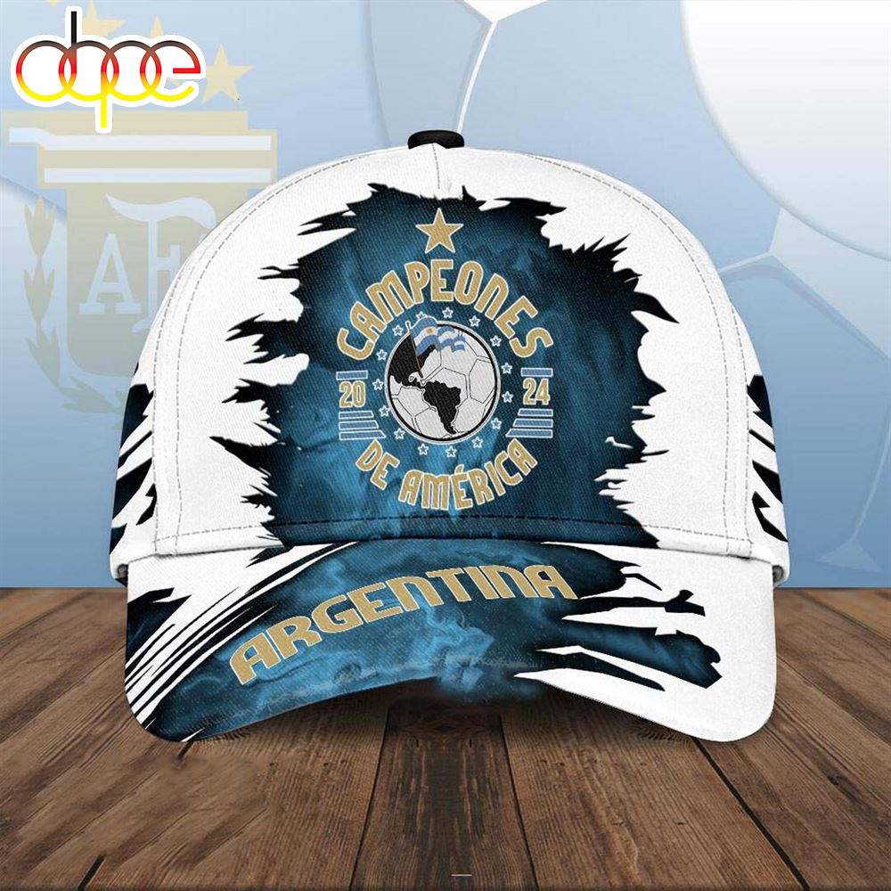 Argentina National Football Team Campeones Copa America 2024 Classic Cap