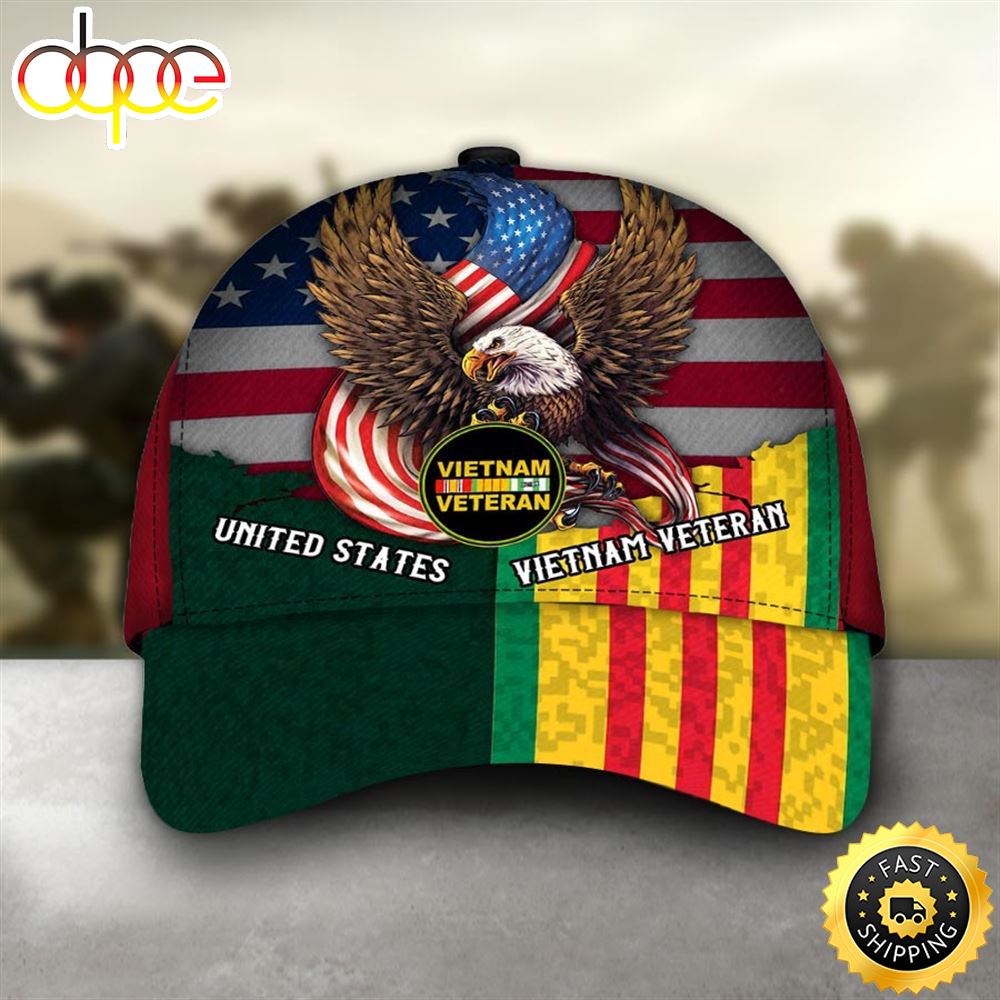 Armed Forces Army USN Navy USMC Marine USAF Air Forces USCG Coast Guard Military Veterans Day VVA Vietnam Veteran America Cap