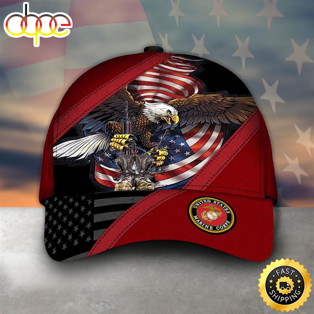 Armed Forces USMC Marine Military VVA Vietnam Veterans Day Gift For Father Dad Christmas Cap