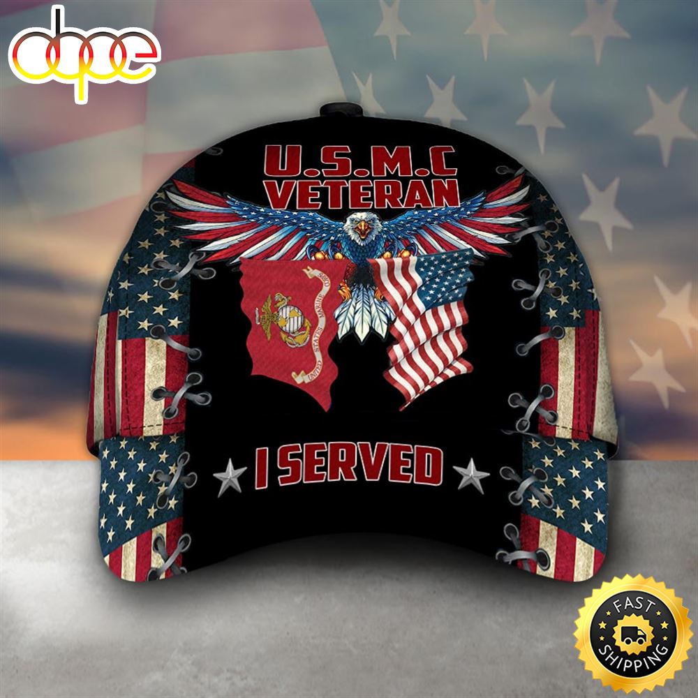 Armed Forces Veteran Military USMC Marine Corps Soldier Cap Hat Gift