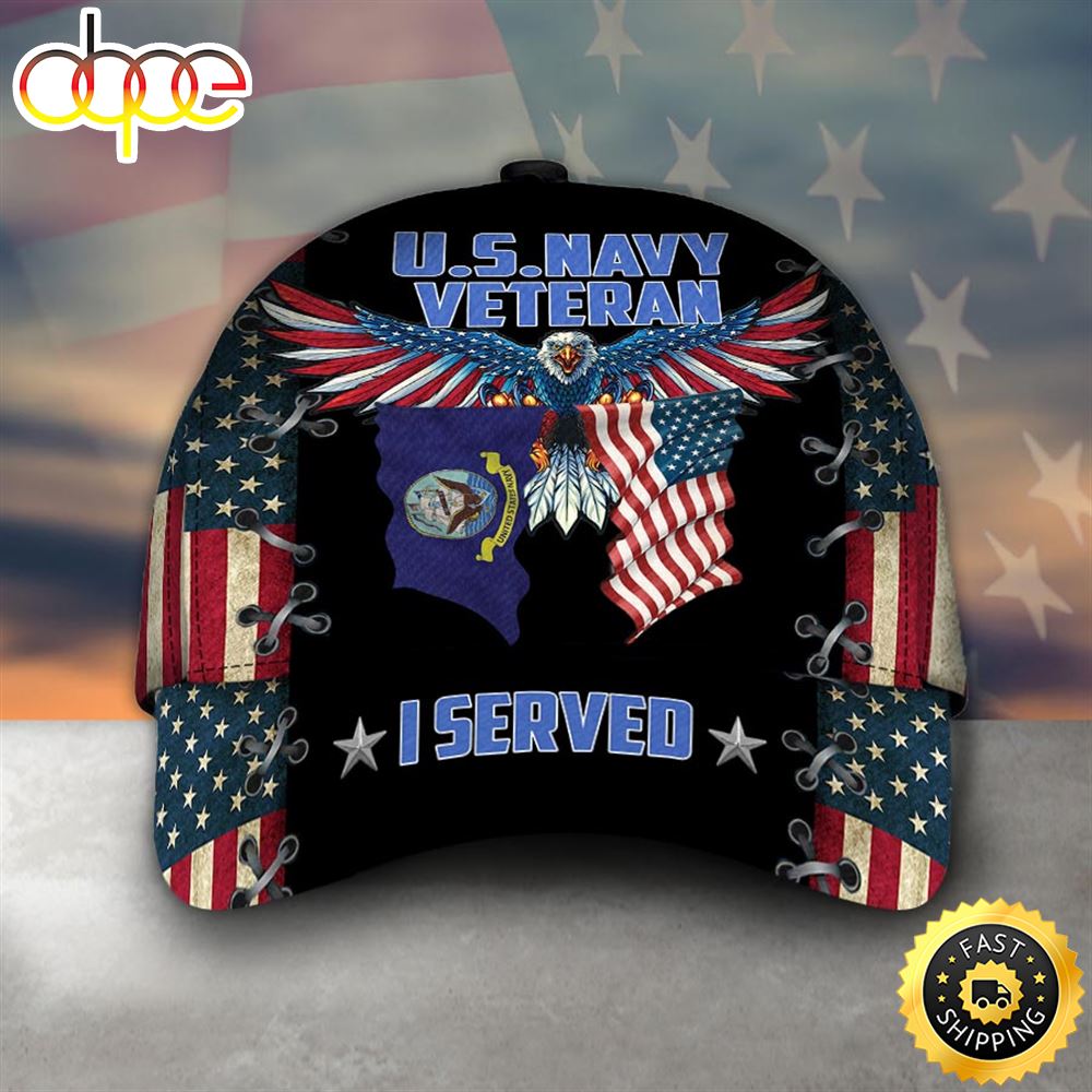 Armed Forces Veteran Military USN Navy Soldier Cap Hat Gift