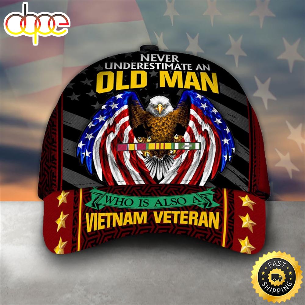 Armed Forces Vietnam Veteran Cap 3D