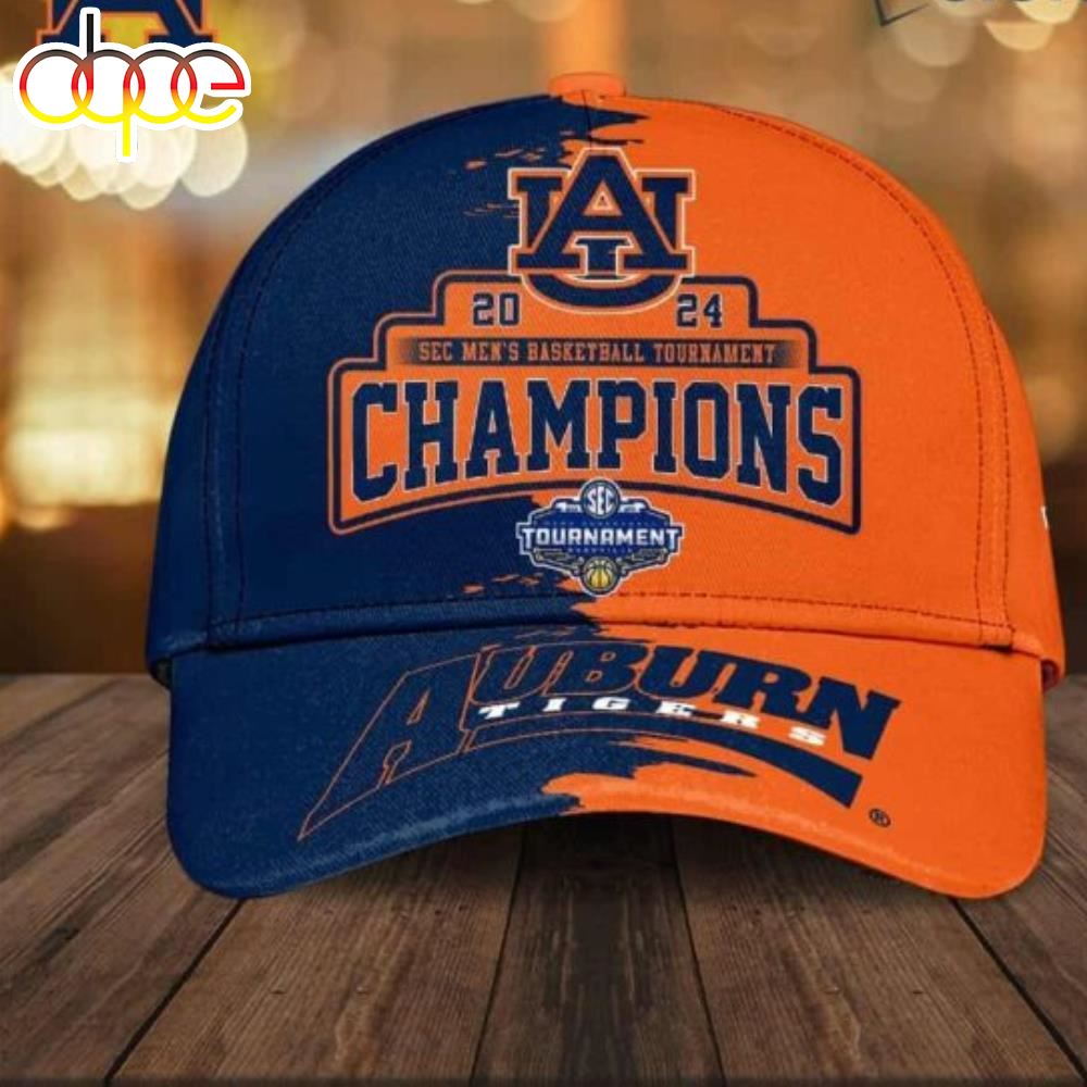 Auburn SEC Men’s Basketball Tournament Champions 2024 Cap