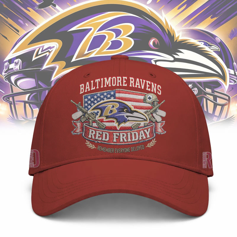 Baltimore Ravens  NFL RED Friday Classic Baseball Cap
