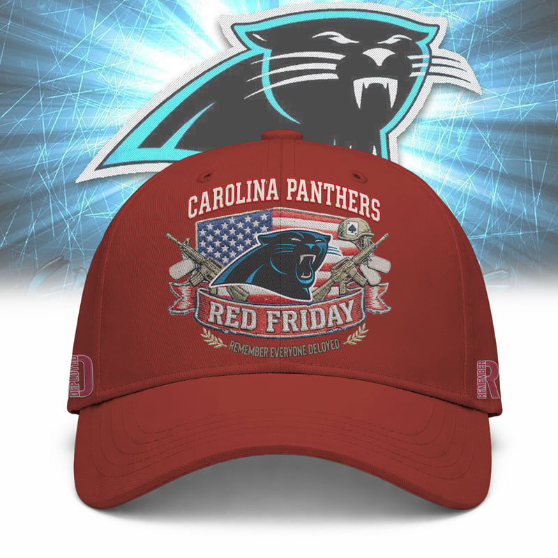 Carolina Panthers  NFL RED Friday Classic Baseball Cap