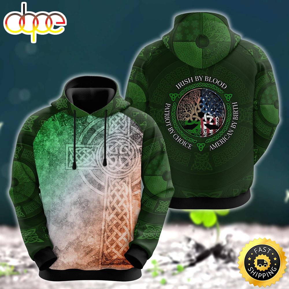 Celtic Knot Cross Tree Of Life 3D All Over Print Shirt