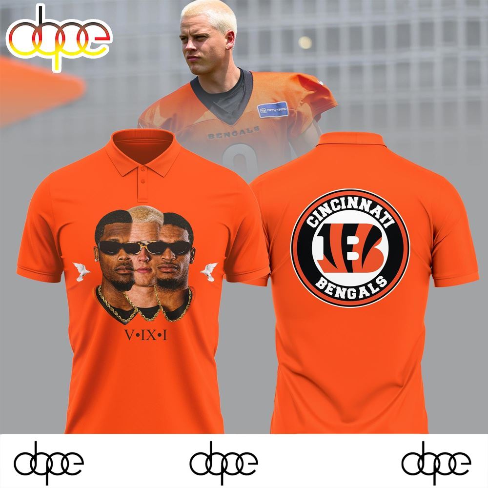Cincinnati Bengals 2024 New Polo Shirt