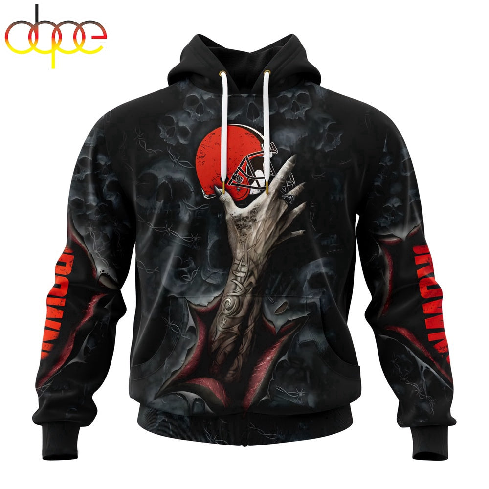 Cleveland Browns All Over Print Hoodie Shirt Gift For Fans