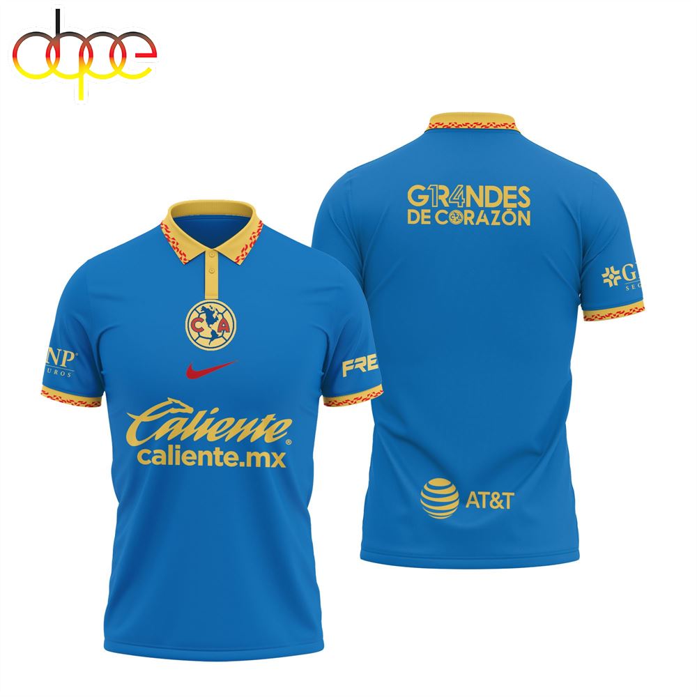 Club America Away Stadium Limited Edition 14 Championship Polo Shirt