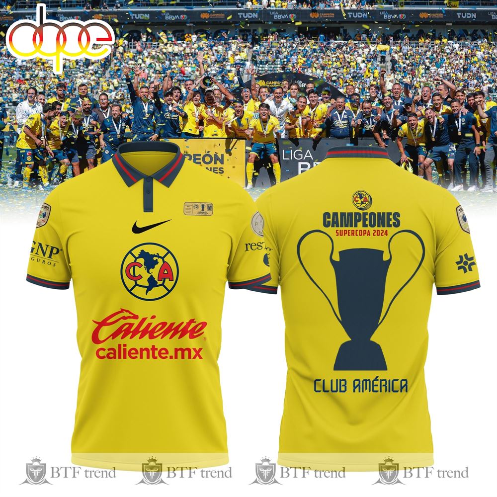 Club America Limited Edition SUPERCOPA Champions Polo Shirt