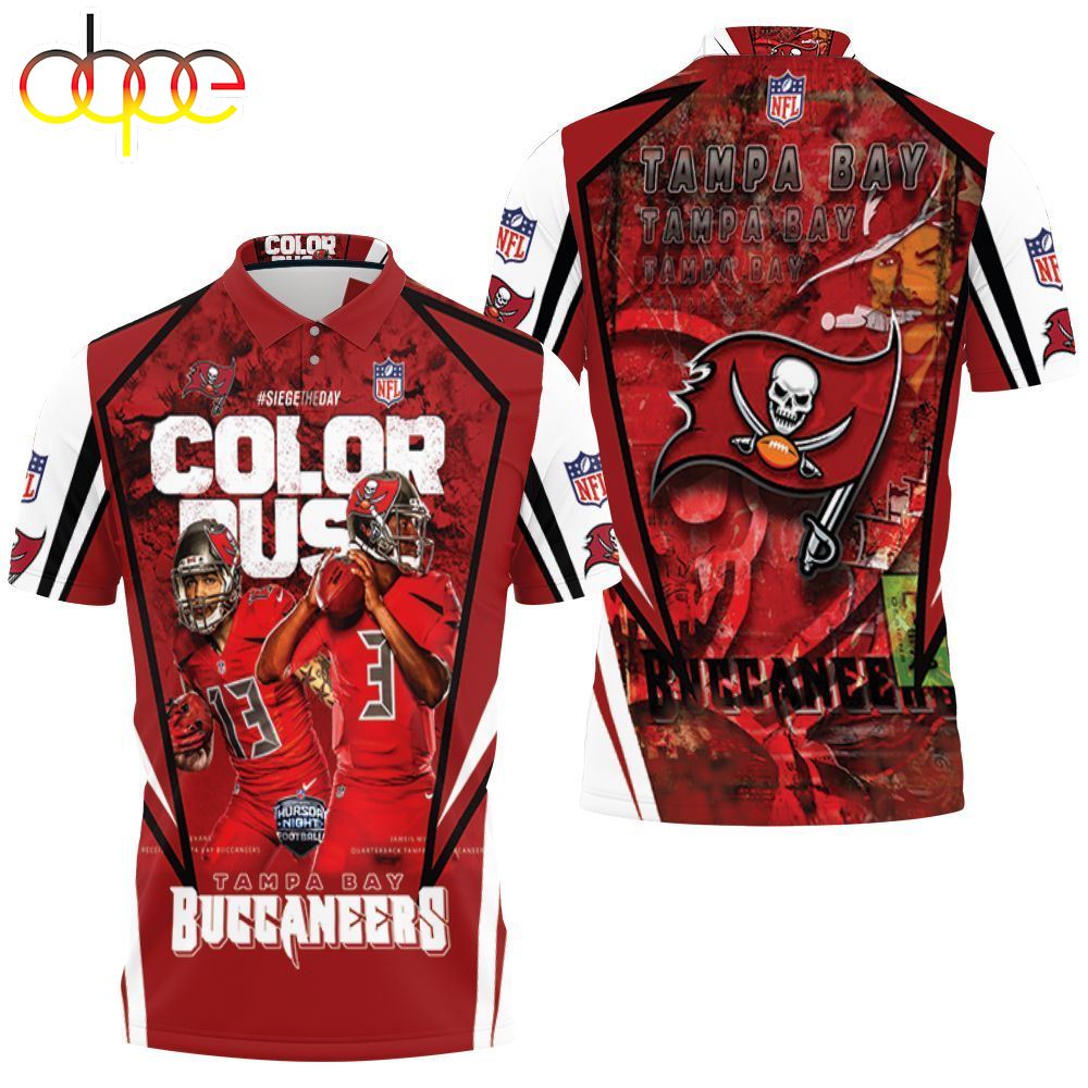 Color Us Tampa Bay Buccaneers Nfc South Division Champions Super Bowl  Polo Shirt