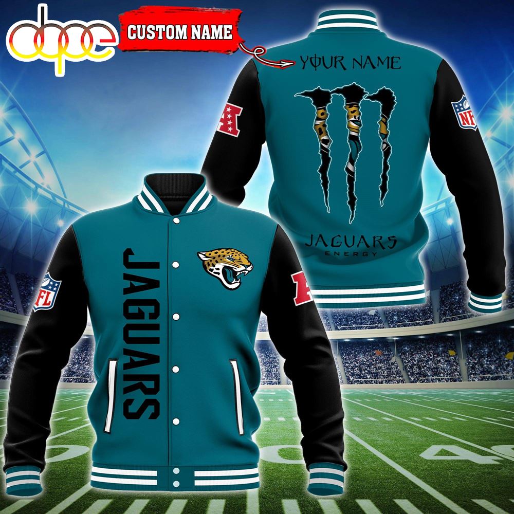 Custom Name - Jacksonville Jaguars Baseball Jacket For Fan
