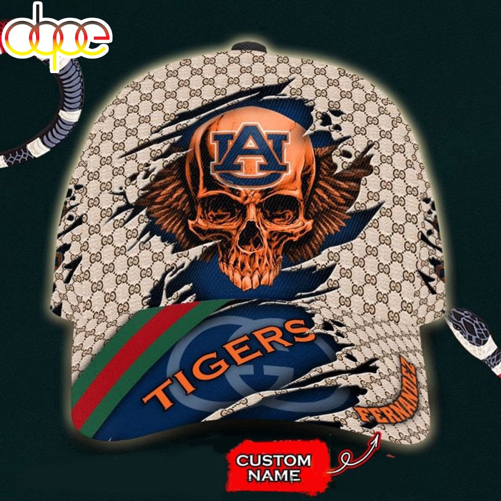 Custom Name NCAA Auburn Tigers Baseball Cap