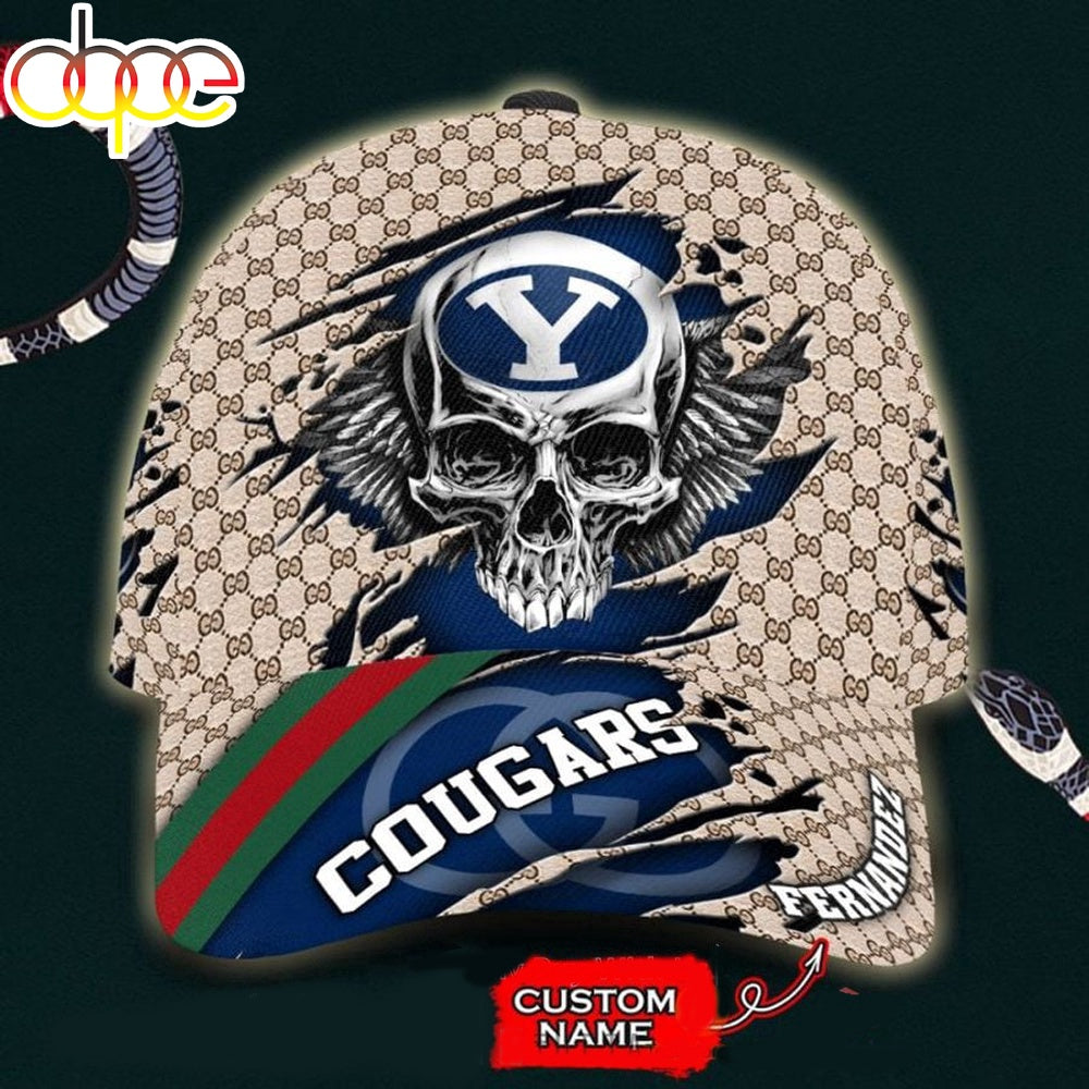 Custom Name NCAA BYU Cougars Baseball Cap