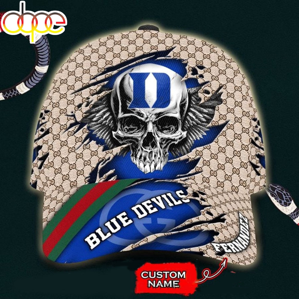 Custom Name NCAA Duke Blue Devils Baseball Cap