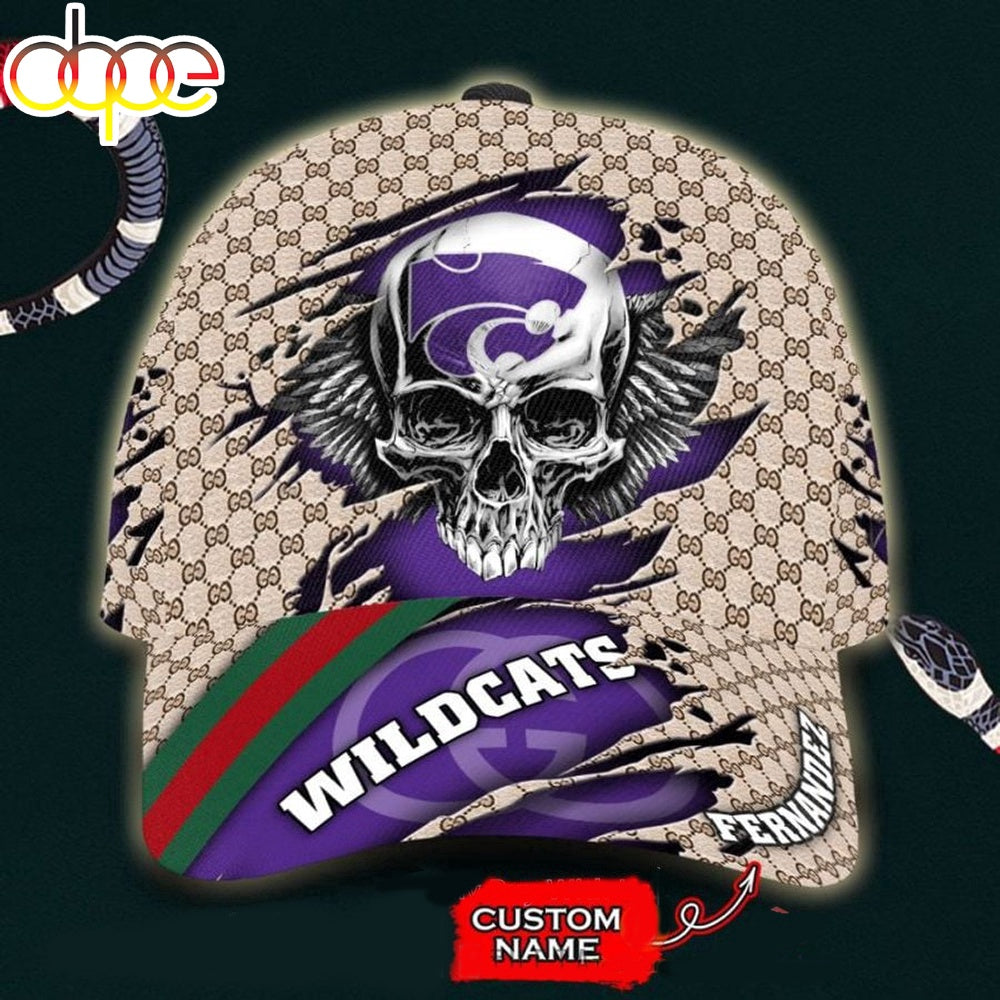 Custom Name NCAA Kansas State Wildcats Baseball Cap