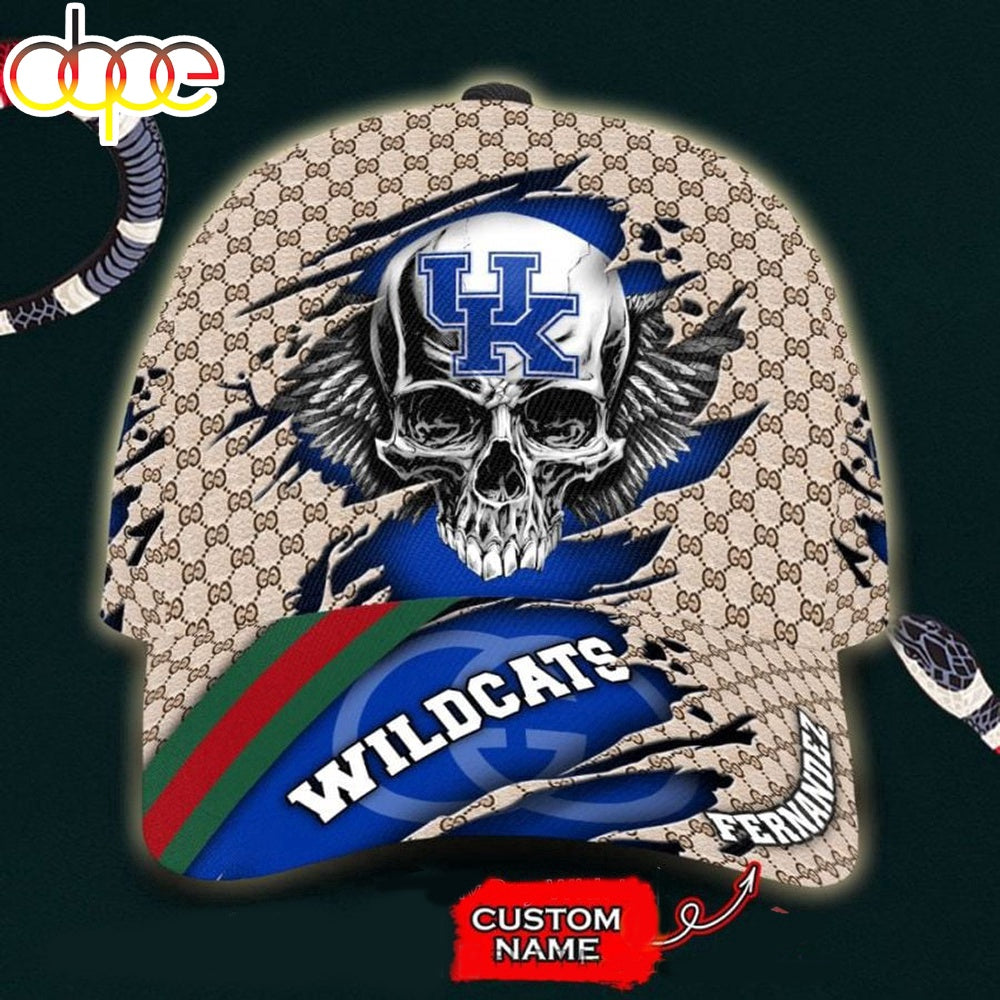 Custom Name NCAA Kentucky Wildcats Baseball Cap