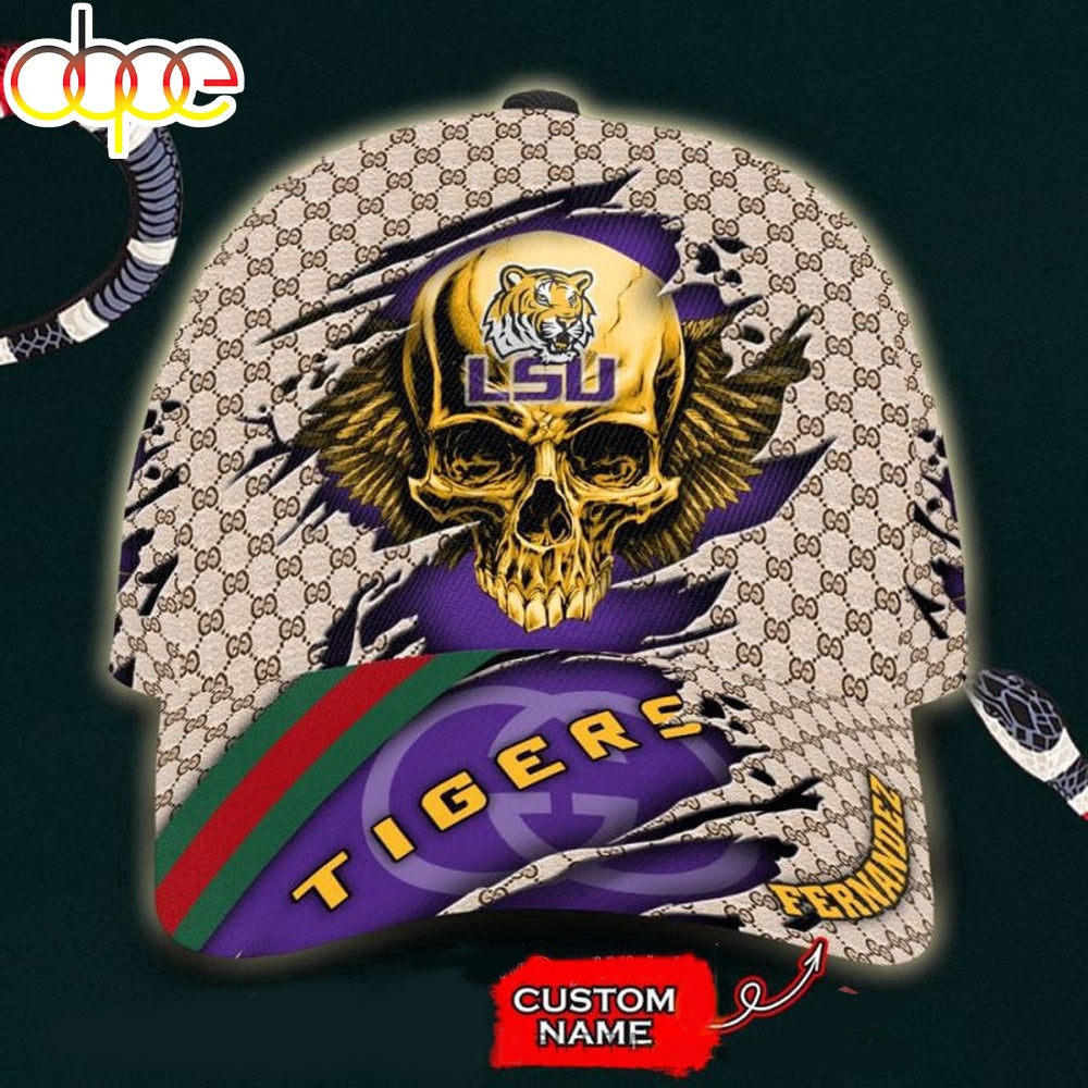 Custom Name NCAA LSU Tigers Baseball Cap