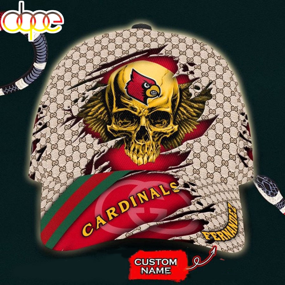 Custom Name NCAA Louisville Cardinals Baseball Cap