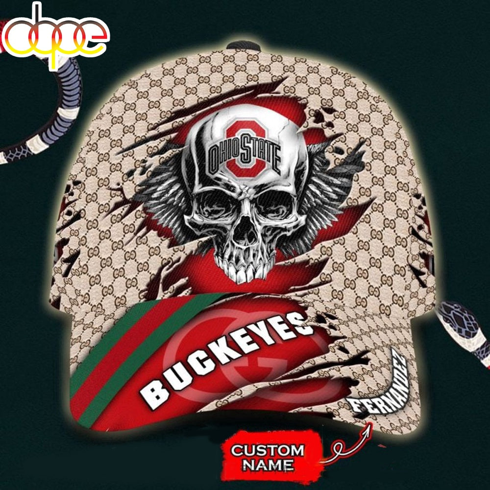 Custom Name NCAA Ohio State Buckeyes Baseball Cap
