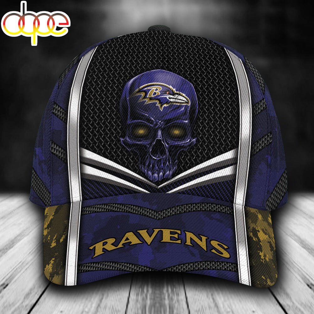 Custom Name NFL Baltimore Ravens Classic Cap