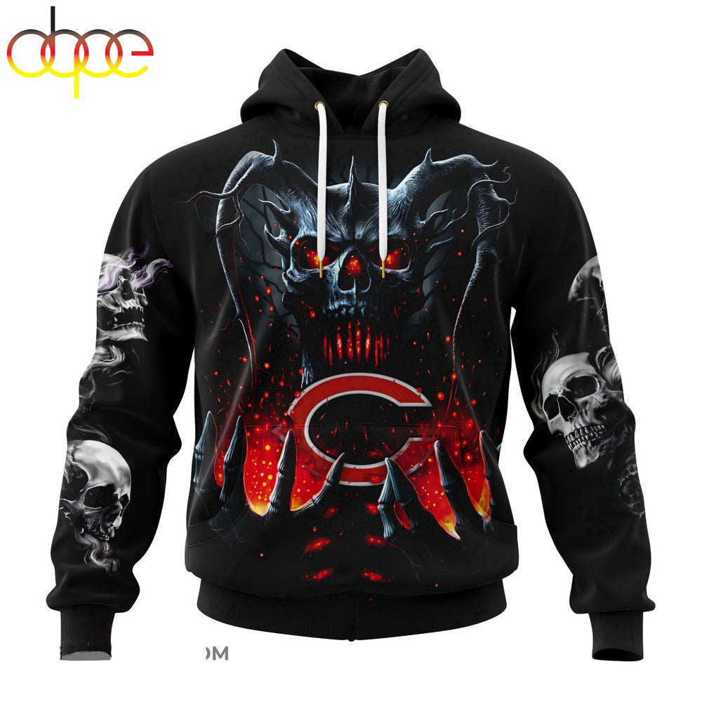 Custom Name NFL Chicago Bears All Over Print Hoodie Shirt For Fans