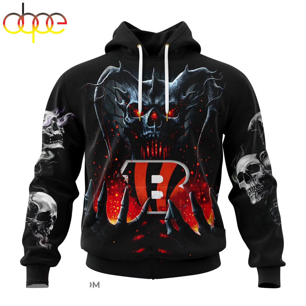 Custom Name NFL Cincinnati Bengals All Over Print Hoodie Shirt For Fans