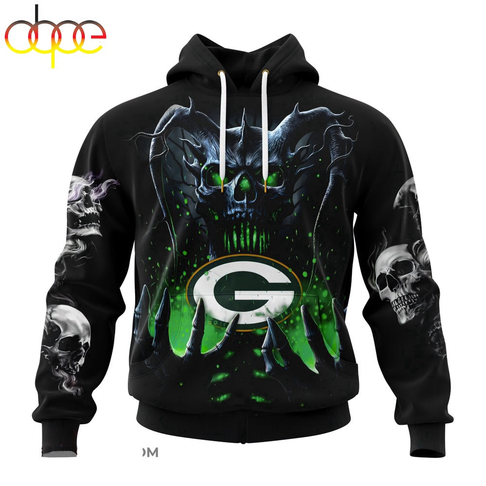 Custom Name NFL Green Bay Packers All Over Print Hoodie Shirt For Fans