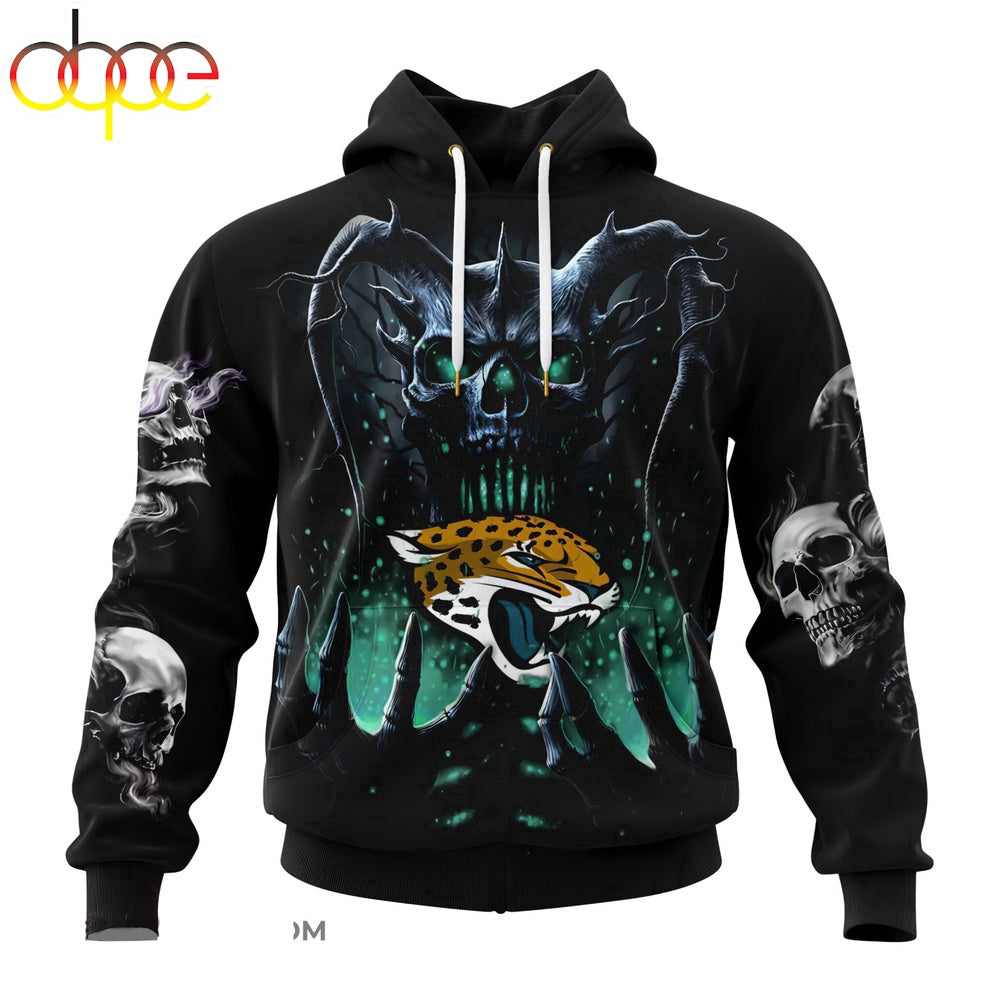 Custom Name NFL Jacksonville Jaguars All Over Print Hoodie Shirt For Fans