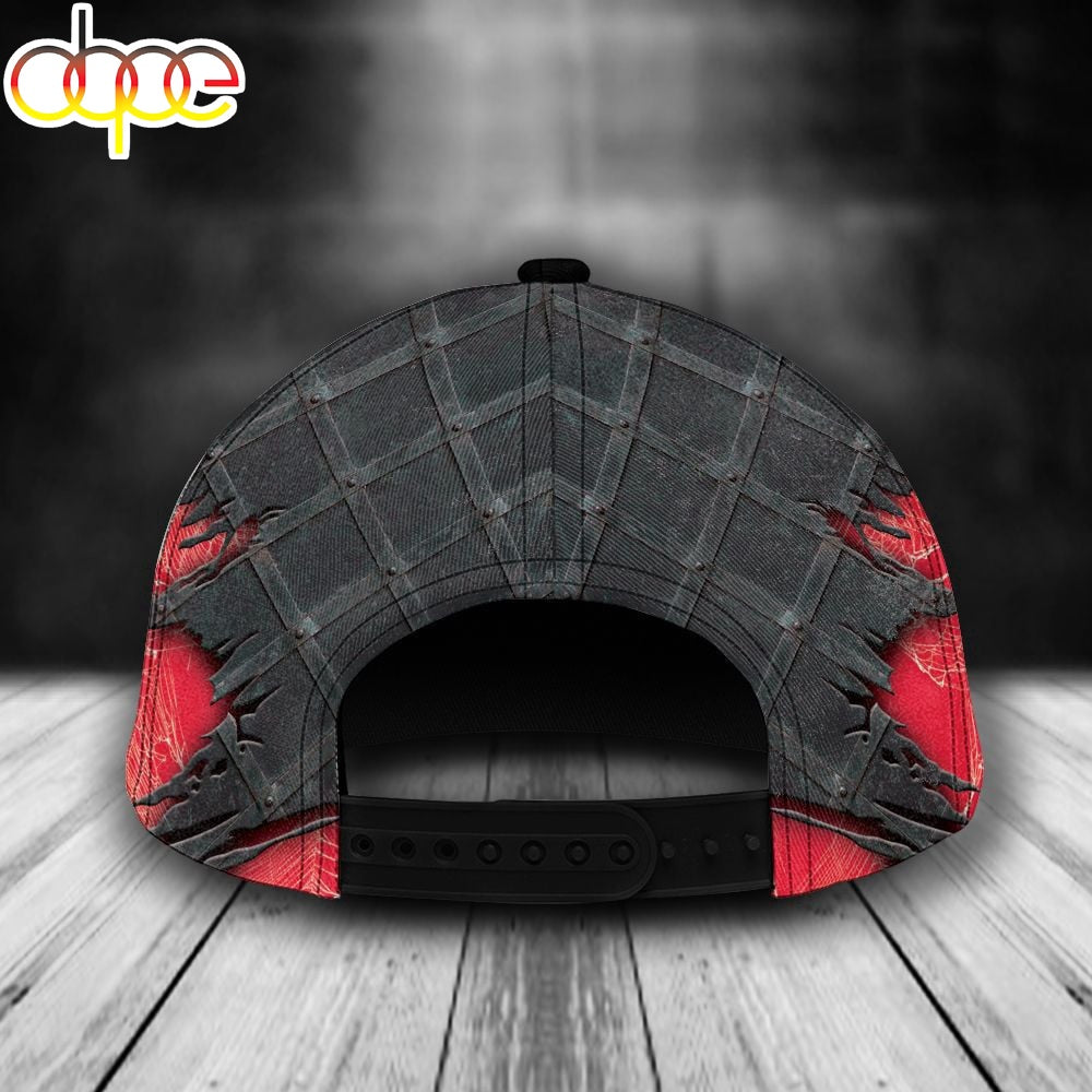 Custom Name NFL Kansas City Chiefs Spider Man All Over Print 3D Classic Cap