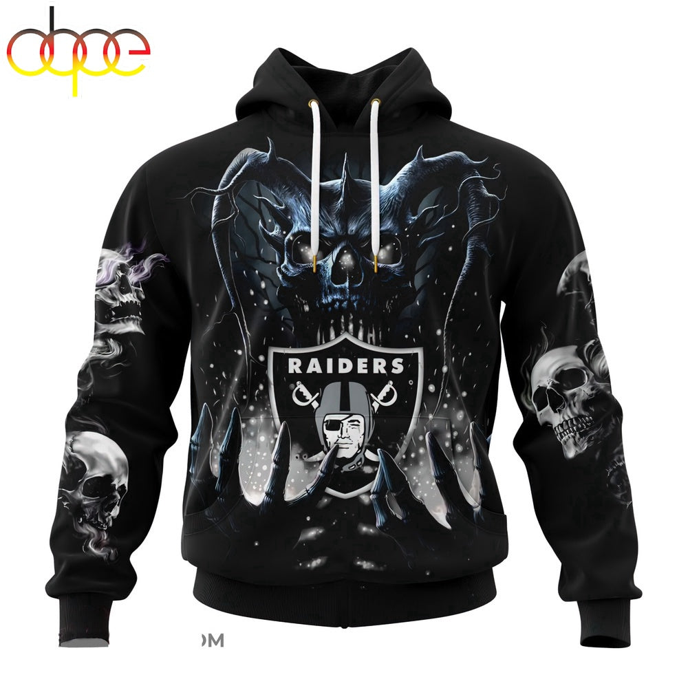 Custom Name NFL Las Vegas Raiders All Over Print Hoodie Shirt For Fans