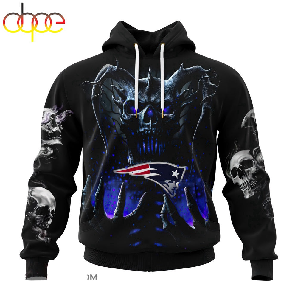 Custom Name NFL New England Patriots All Over Print Hoodie Shirt For Fans