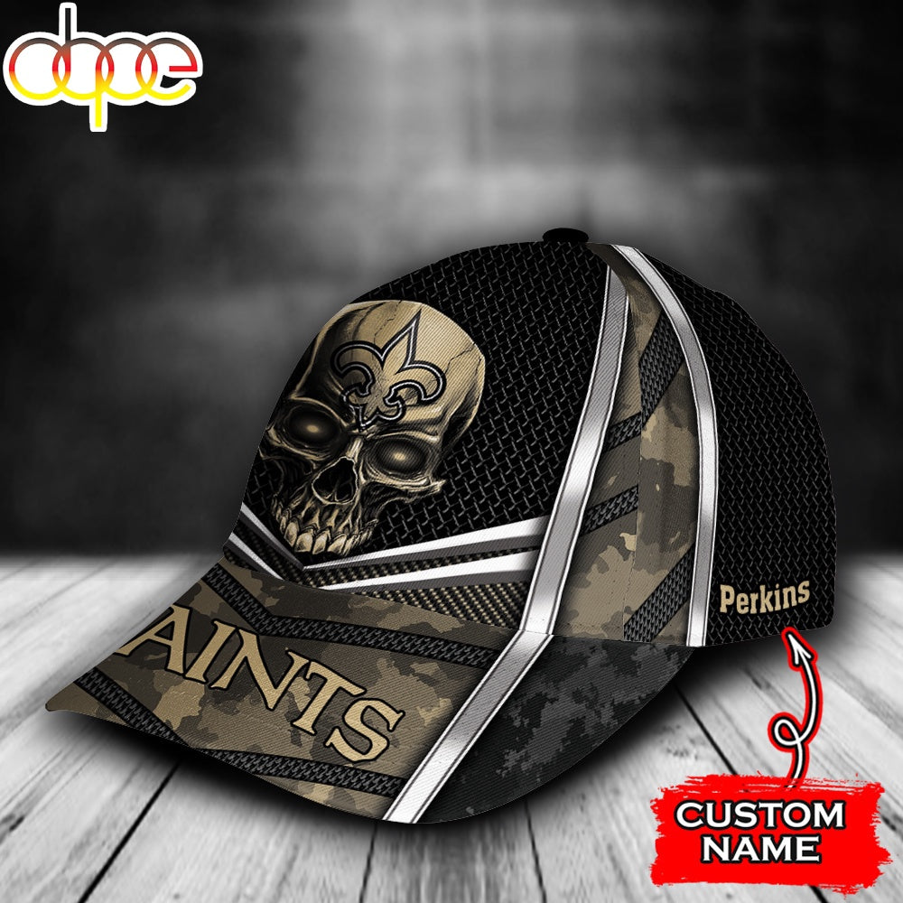 Custom Name NFL New Orleans Saints Classic Cap