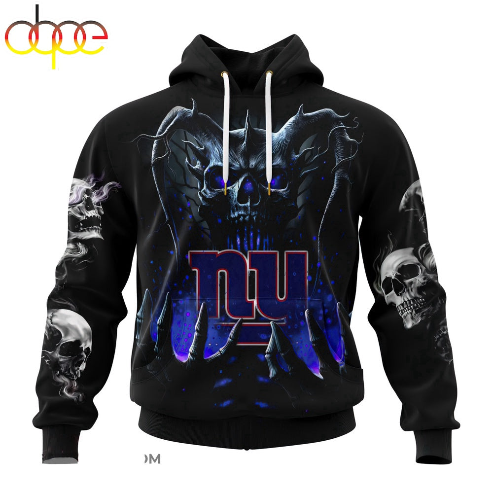 Custom Name NFL New York Giants All Over Print Hoodie Shirt For Fans