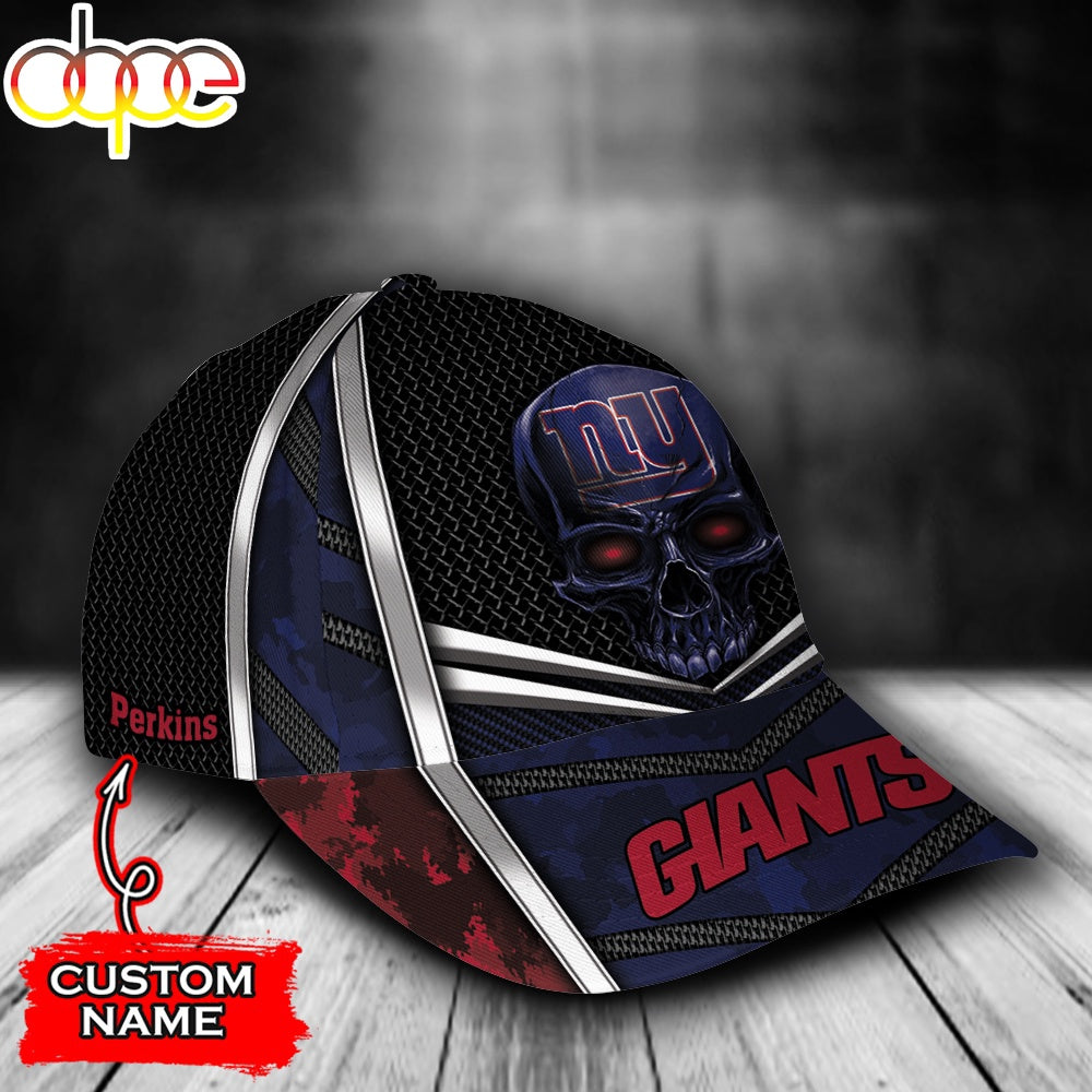 Custom Name NFL New York Giants Classic Cap