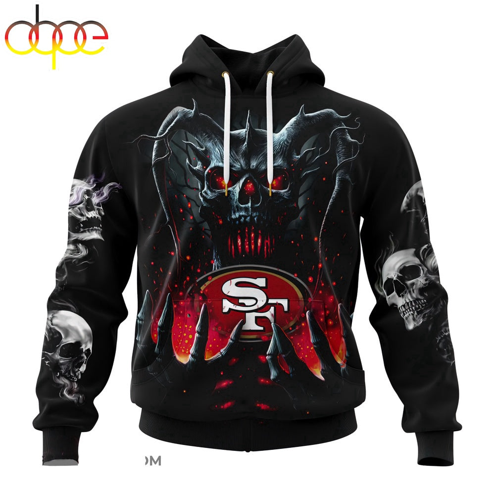 Custom Name NFL San Francisco 49ers All Over Print Hoodie Shirt For Fans