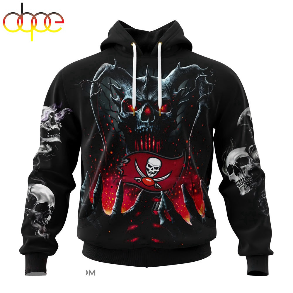 Custom Name NFL Tampa Bay Buccaneers All Over Print Hoodie Shirt For Fans