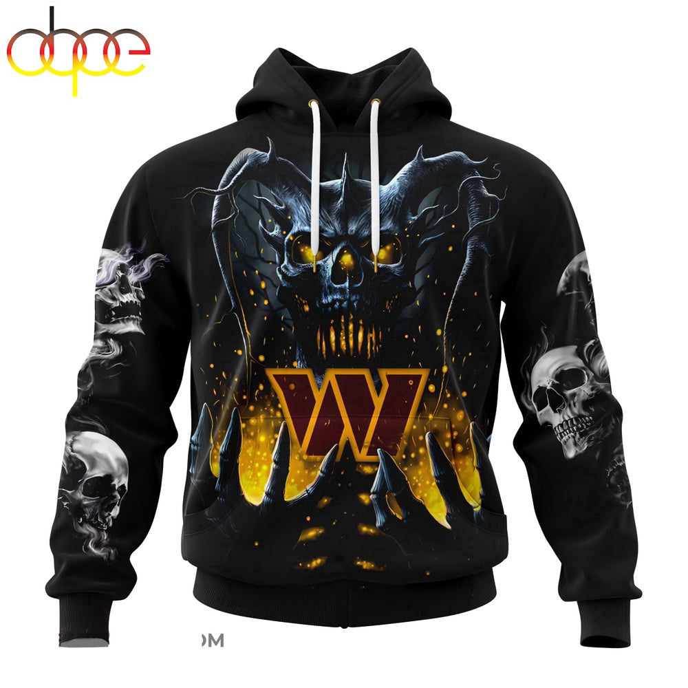 Custom Name NFL Washington Commanders All Over Print Hoodie Shirt For Fans