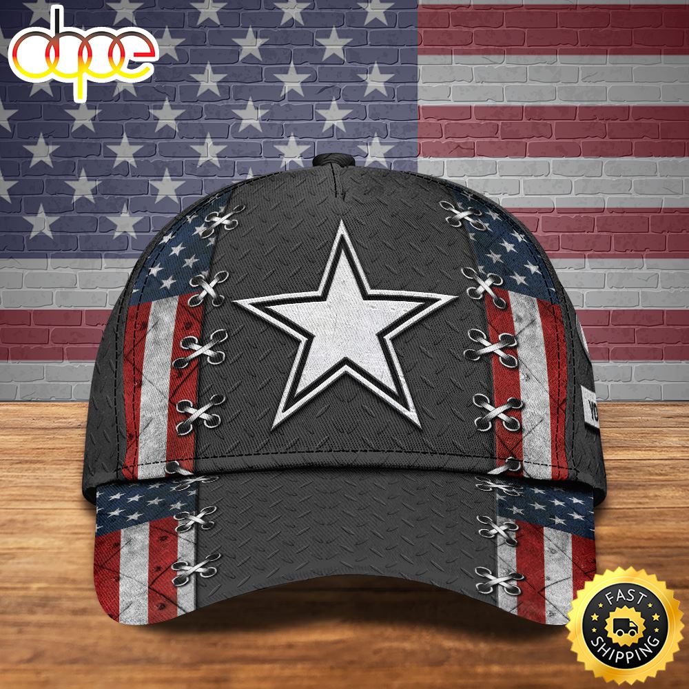 Dallas Cowboys Personalized Your Name NFL Football Cap
