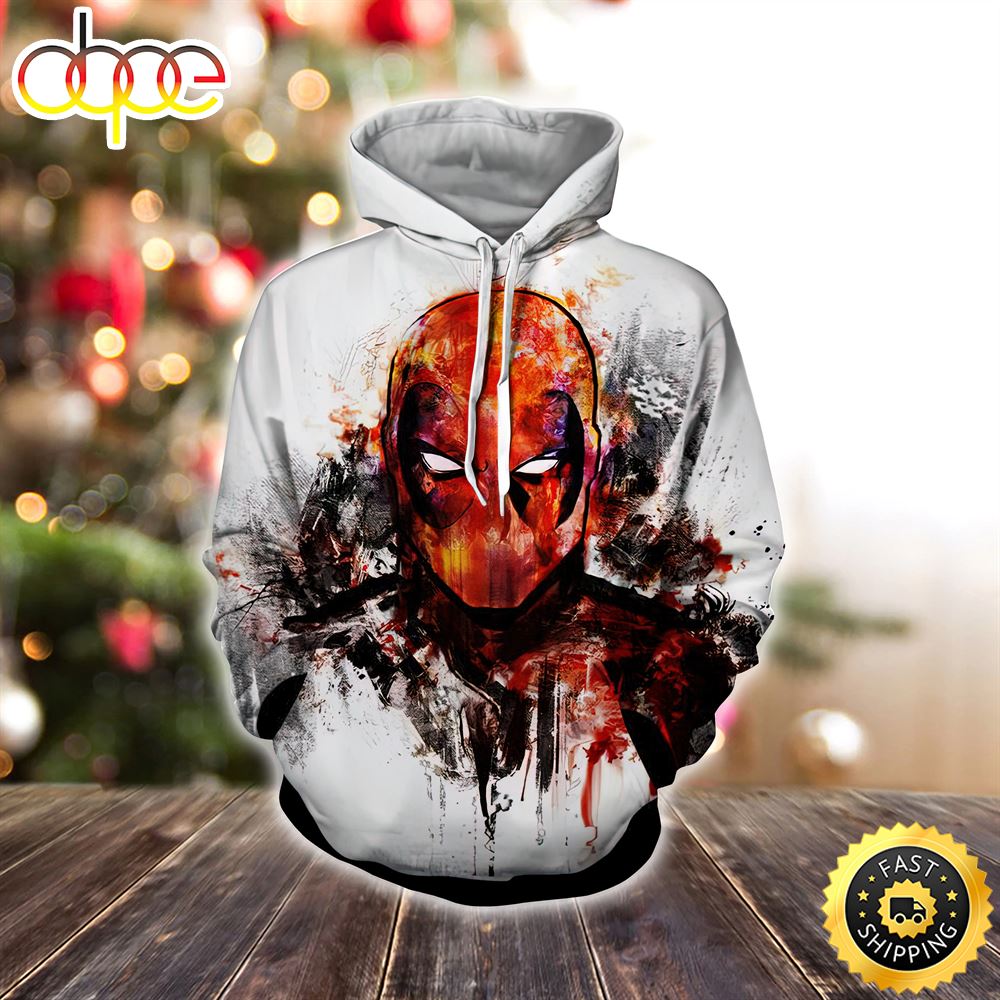 Deadpool Marvel Unique Style Fan Art Portrait Awesome Marvel Christmas All Over Print Shirt