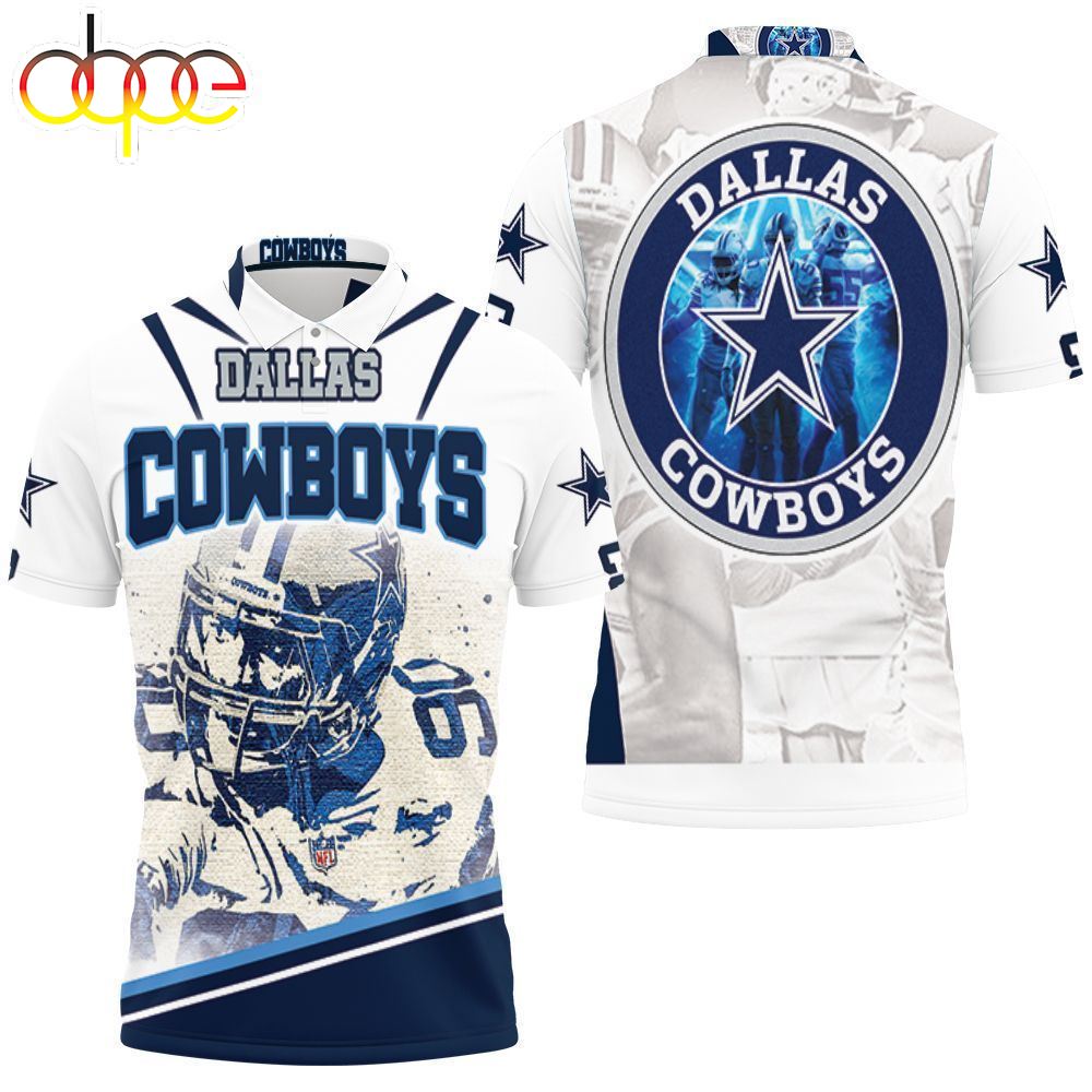 Demarcus Lawrence #90 Dallas Cowboys Super Bowl  Nfc East Division Champions Polo Shirt