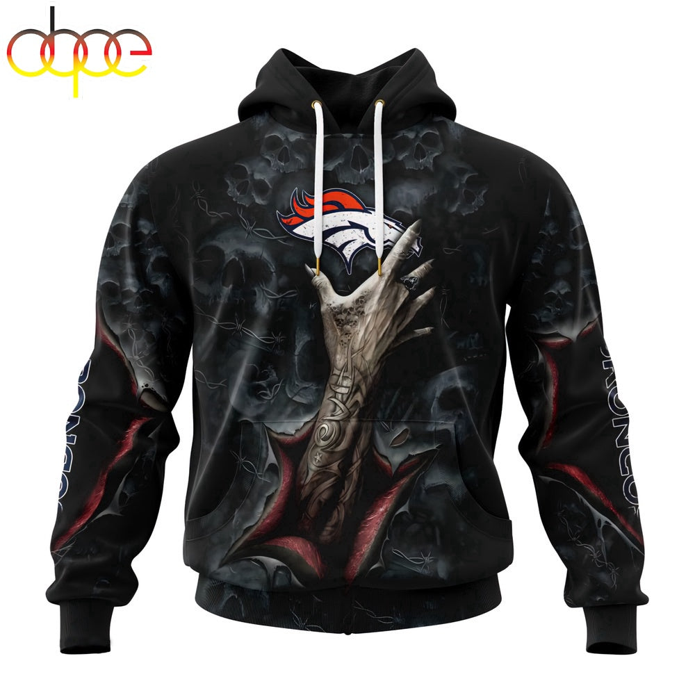 Denver Broncos All Over Print Hoodie Shirt Gift For Fans