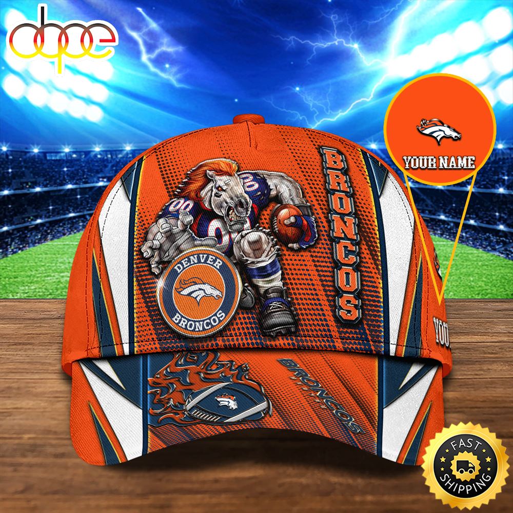 Denver Broncos Personalized Your NameNFL Football Sport Cap