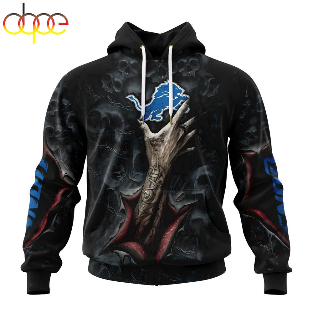 Detroit Lions All Over Print Hoodie Shirt Gift For Fans