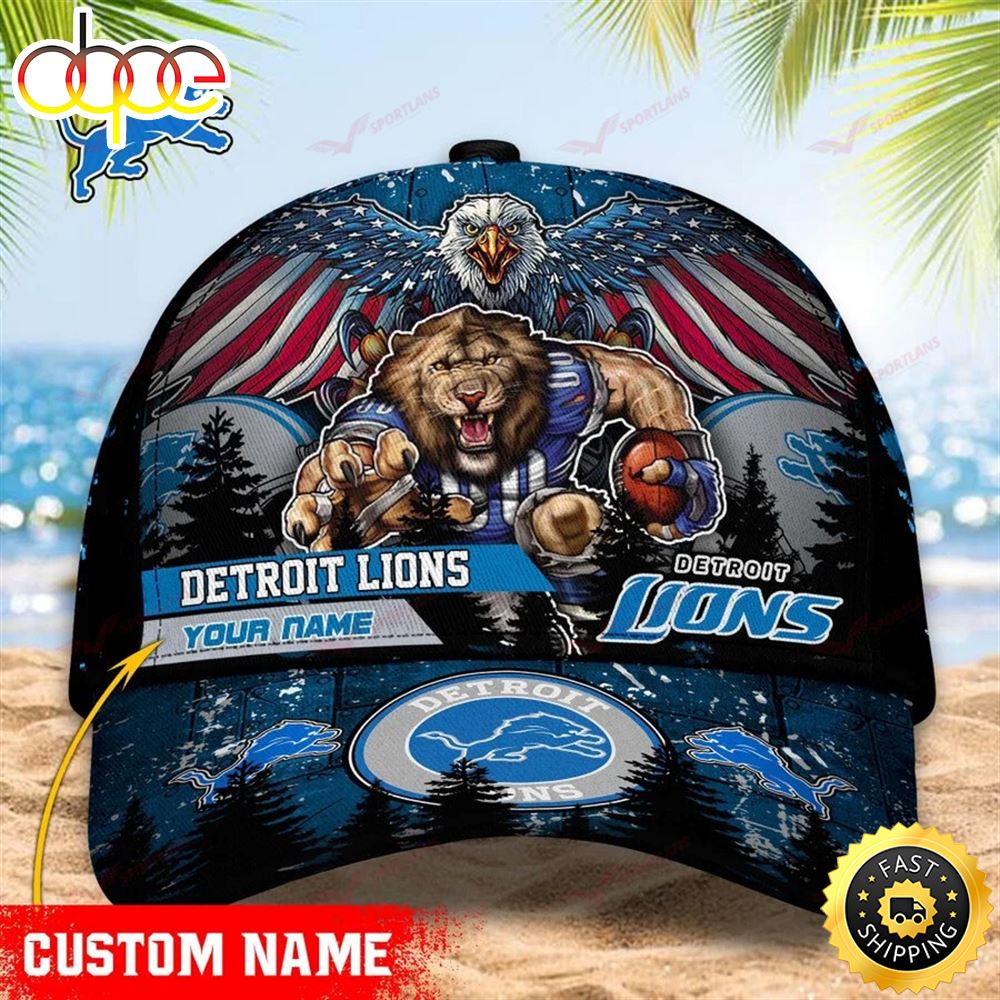 Detroit Lions Nfl Cap Personalized Trend