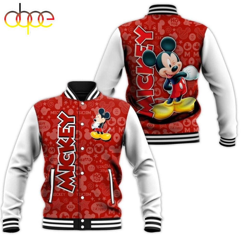 Disney Mickey Mouse Baseball Jacket