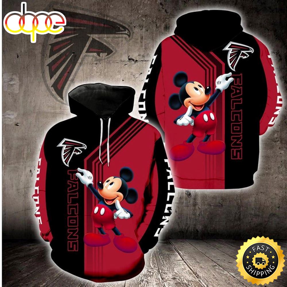 Disney Mickey Atlanta Falcons 22 Nfl Gift For Fan 3d All Over Print Shirt